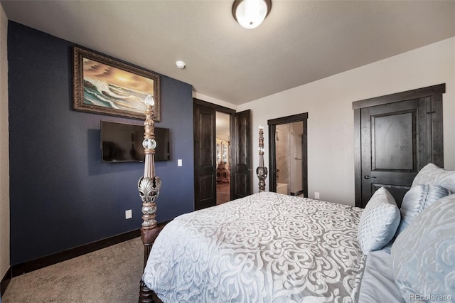 bedroom featuring carpet floors