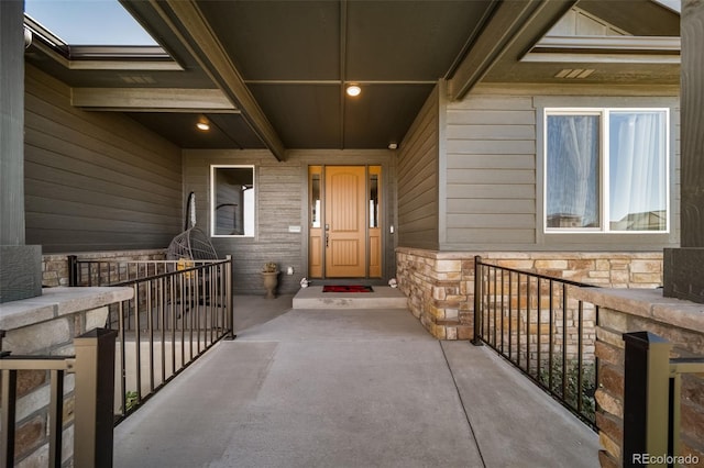 view of property entrance