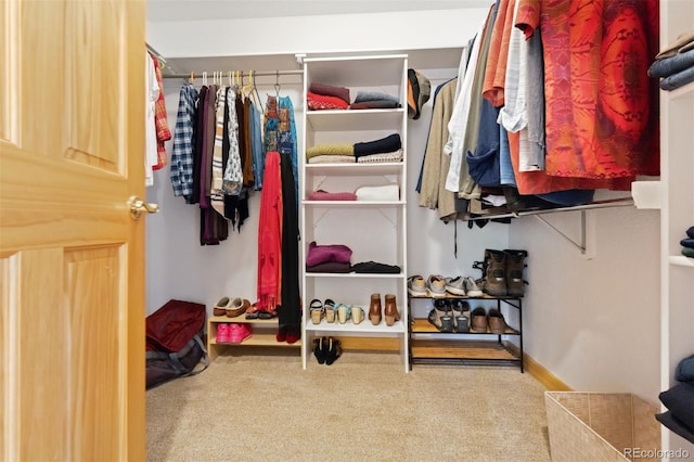 4230 S Meadow Brook Ln, Evergreen, CO 80439 - walk in closet featuring carpet