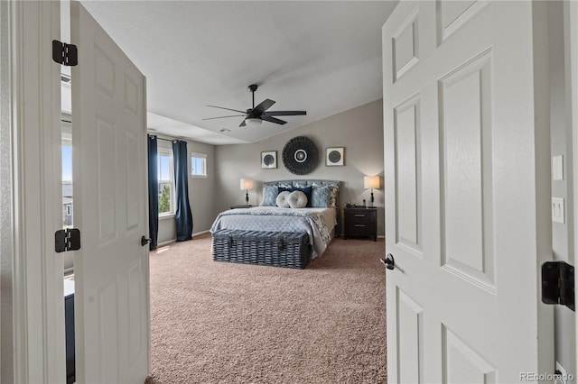 1852 E Sea Drift Dr, Windsor, CO 80550 - carpeted bedroom featuring ceiling fan and baseboards