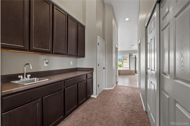 1852 E Sea Drift Dr, Windsor, CO 80550 - corridor with light colored carpet and recessed lighting