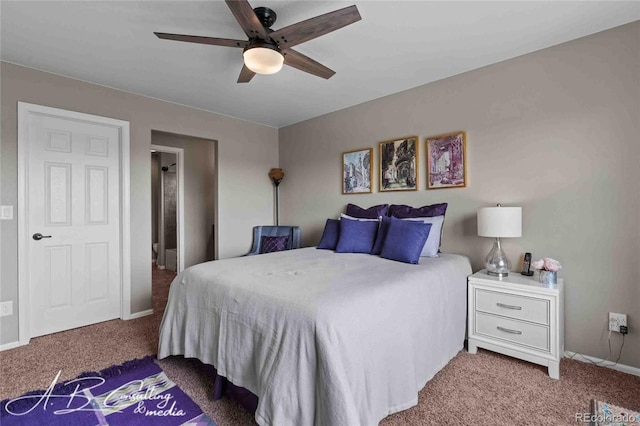 1852 E Sea Drift Dr, Windsor, CO 80550 - carpeted bedroom featuring baseboards and ceiling fan