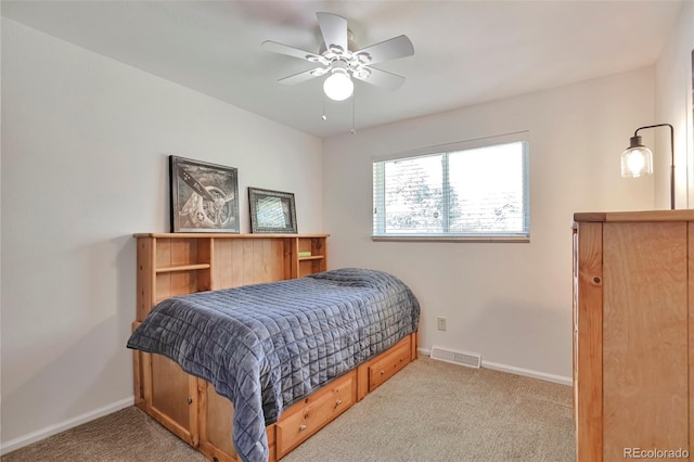 8262 Otis Ct, Arvada, CO 80003 - carpeted bedroom featuring baseboards and ceiling fan