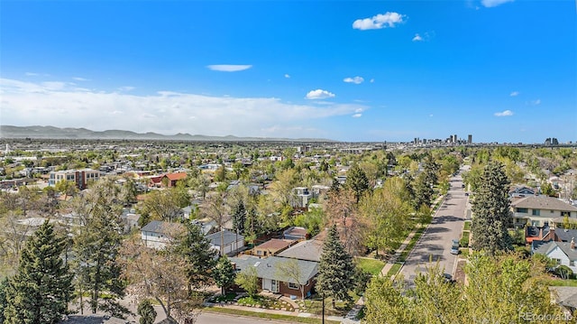295 E Amherst Ave, Englewood, CO 80113 - aerial view of residential area featuring a mountainous background