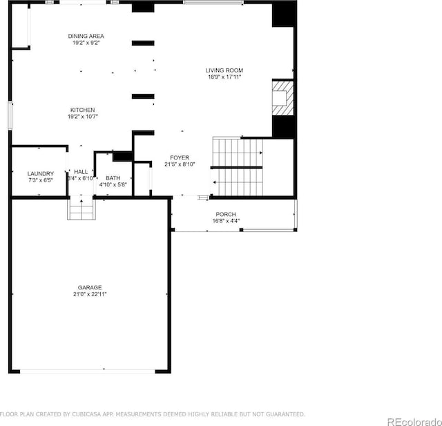 6723 Silverwind Cir, Colorado Springs, CO 80923 - view of floor plan / room layout