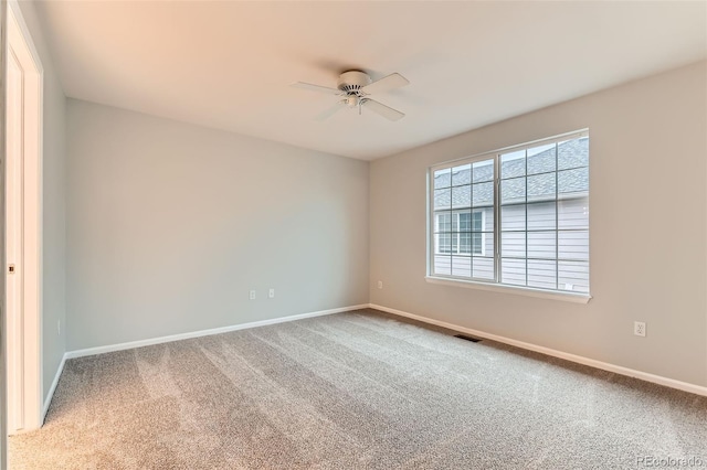 1121 W 112th Ave Unit C, Denver, CO 80234 - carpeted empty room featuring baseboards and a ceiling fan