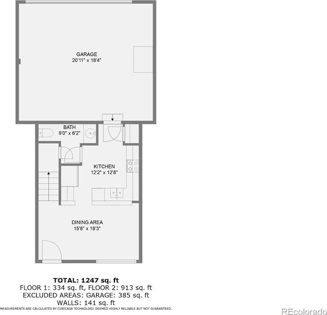 1121 W 112th Ave Unit C, Denver, CO 80234 - view of floor plan / room layout
