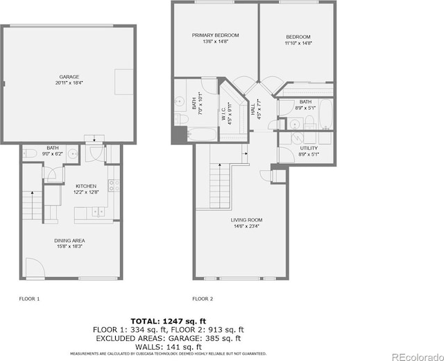 1121 W 112th Ave Unit C, Denver, CO 80234 - view of home floor plan
