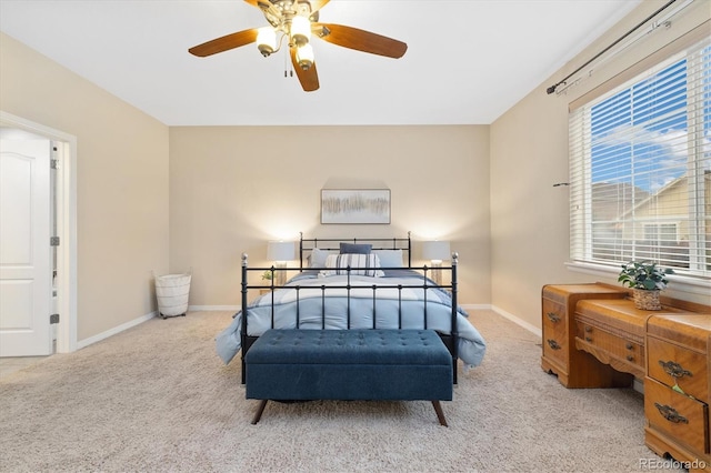 25811 E Archer Ave, Aurora, CO 80018 - bedroom featuring carpet flooring, baseboards, and ceiling fan