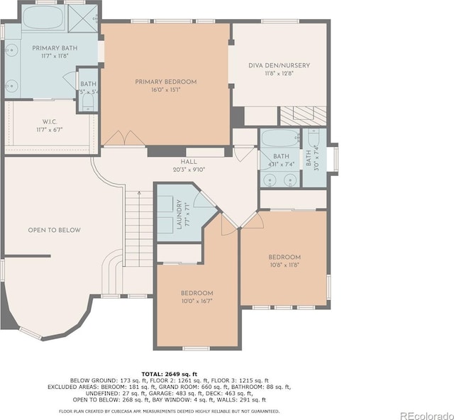 9832 N Crystal Lake Dr, Littleton, CO 80125 - property floor plan