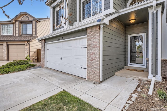 exterior space featuring driveway