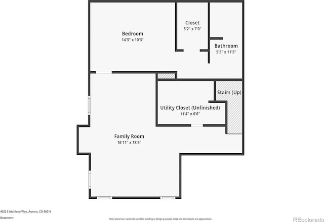 4032 S Atchison Way, Aurora, CO 80014 - view of floor plan / room layout