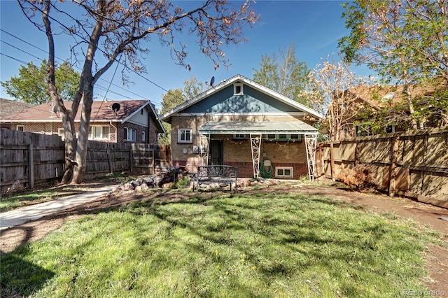 3336 N Saint Paul St, Denver, CO 80205 - rear view of property with brick siding