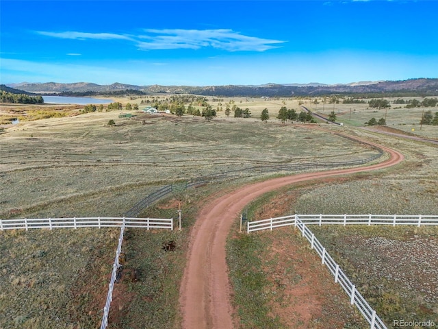 224 Lakeview Forest Hts, Florissant, CO 80816 - overview of rural landscape featuring a mountainous background