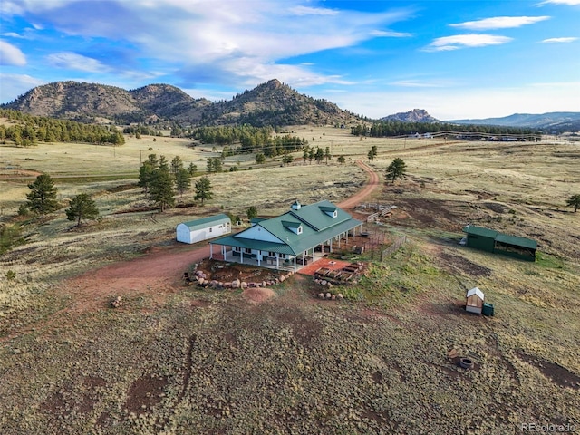 224 Lakeview Forest Hts, Florissant, CO 80816 - view of rural area featuring a mountain backdrop
