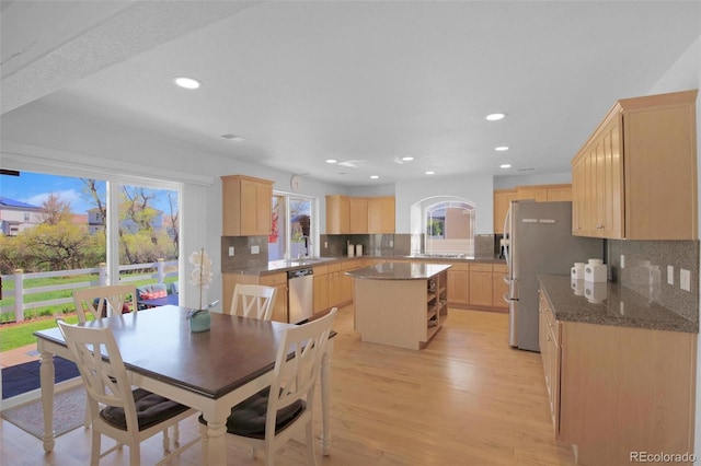 21229 E 50th Ave, Denver, CO 80249 - dining room featuring recessed lighting and light wood-style floors