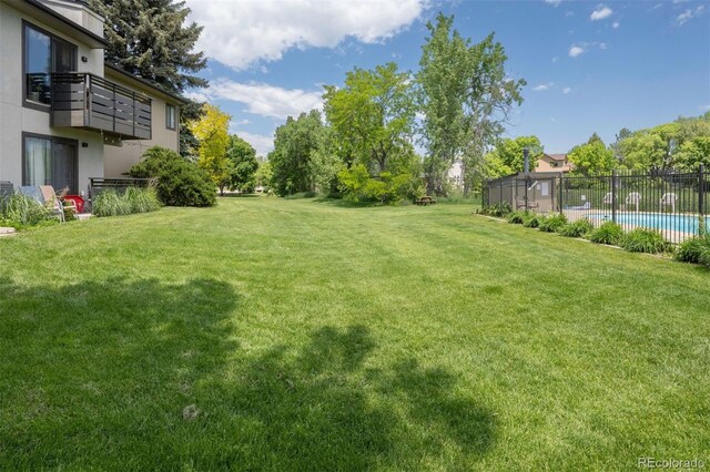 6505 Kalua Rd Unit 104B, Boulder, CO 80301 - view of yard with a balcony