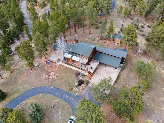 drone / aerial view