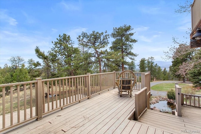 view of deck