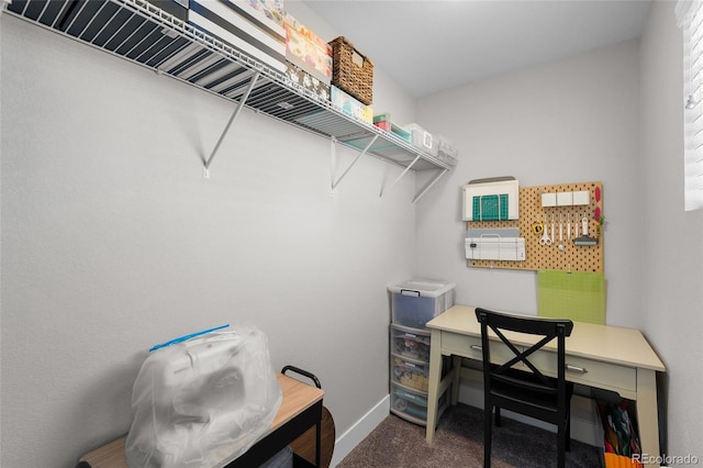 12214 Stone Timber Ct, Parker, CO 80134 - office with carpet floors and baseboards