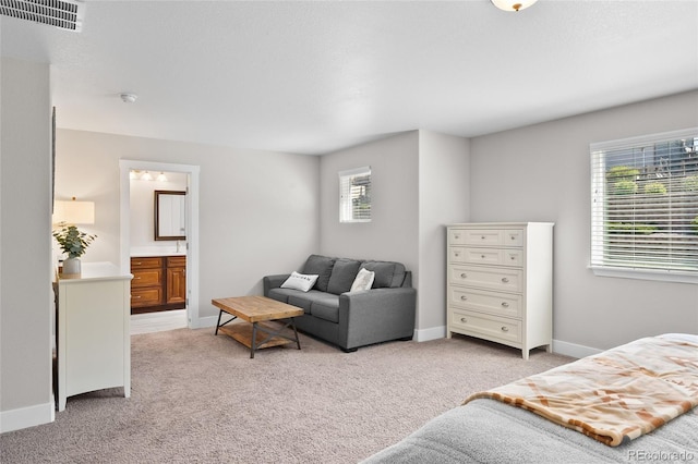12214 Stone Timber Ct, Parker, CO 80134 - bedroom featuring light carpet and ensuite bath