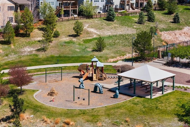 12214 Stone Timber Ct, Parker, CO 80134 - view of community with a gazebo