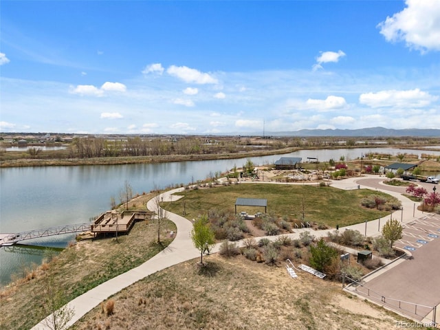 12547 Lake View St, Longmont, CO 80504 - aerial view of a water and mountain view