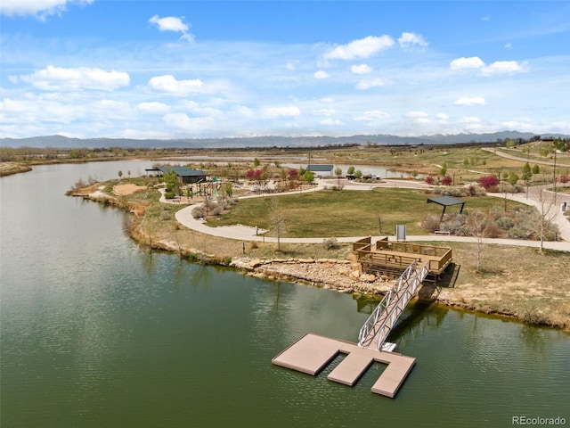 12547 Lake View St, Longmont, CO 80504 - aerial view of a water and mountain view