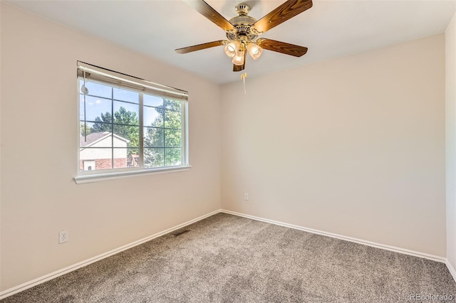 12701 Elm Ln, Broomfield, CO 80020 - carpeted empty room featuring baseboards and a ceiling fan