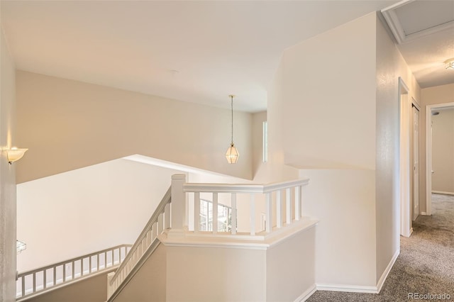 12701 Elm Ln, Broomfield, CO 80020 - hallway with an upstairs landing and carpet