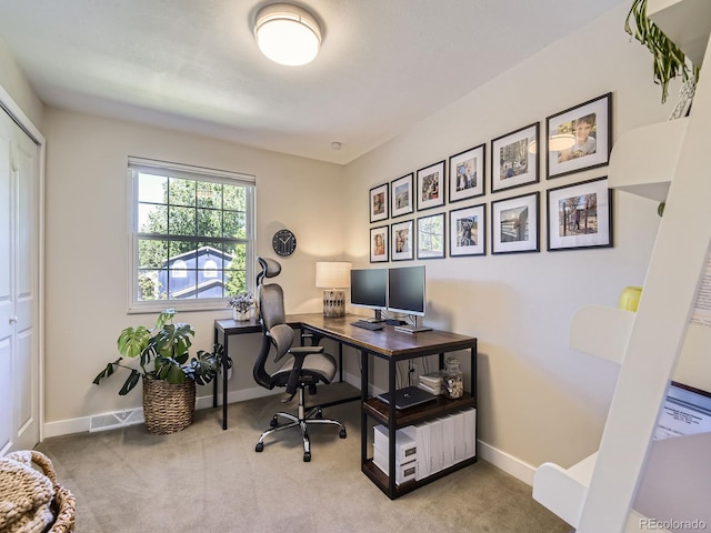 4196 S Reading Way, Denver, CO 80237 - home office featuring carpet floors and baseboards