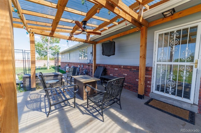 14347 E 134th Ave, Brighton, CO 80601 - view of patio / terrace featuring fence