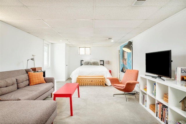 1884 S Ivy St, Denver, CO 80224 - bedroom featuring carpet floors and a paneled ceiling