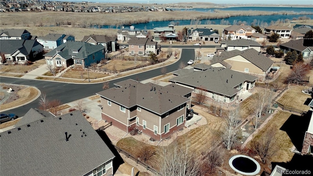 birds eye view of property featuring a residential view