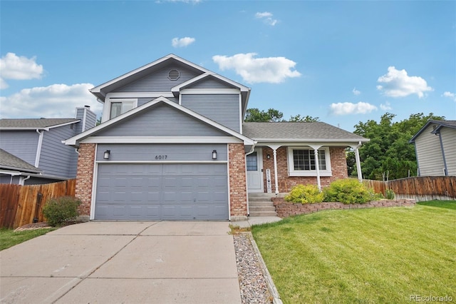 6017 S Pierson St, Littleton, CO 80127 - traditional-style home featuring concrete driveway and brick siding