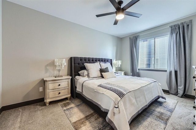 16345 Spanish Peak Way, Broomfield, CO 80023 - bedroom featuring carpet floors, baseboards, and ceiling fan