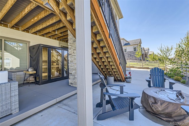 16345 Spanish Peak Way, Broomfield, CO 80023 - view of patio featuring fence