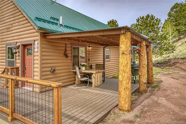 18766 State Highway 67, Divide, CO 80814 - view of deck