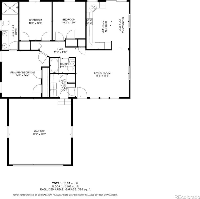 7725 Hummingbird Grn Unit 78, Frederick, CO 80530 - floor plan / room layout