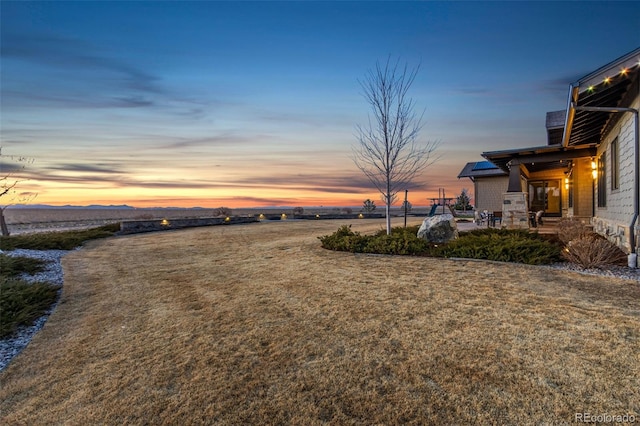 3947 Taliesin Way, Fort Collins, CO 80524 - view of yard at dusk