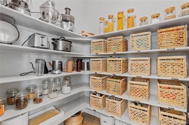 view of pantry