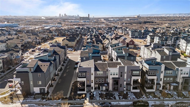 birds eye view of property featuring a residential view