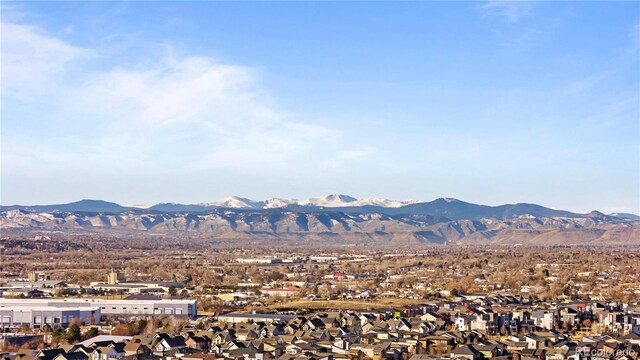 mountain view featuring a residential view