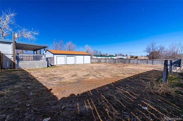 530 Illinois St, Penrose, CO 81240 - view of yard with an outbuilding and a garage