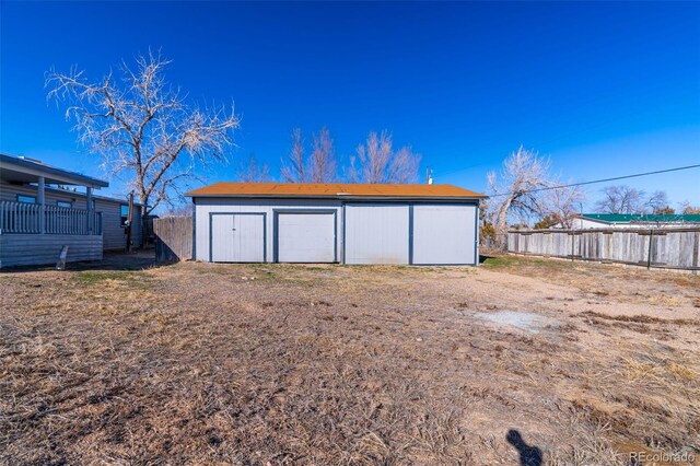 530 Illinois St, Penrose, CO 81240 - view of outdoor structure featuring a garage