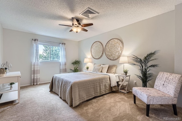 8993 W 88th Pl, Westminster, CO 80021 - bedroom featuring carpet floors, ceiling fan, and a textured ceiling