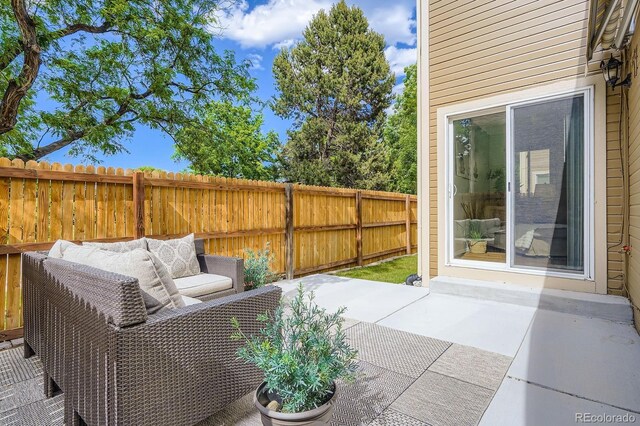 8993 W 88th Pl, Westminster, CO 80021 - fenced backyard with a patio