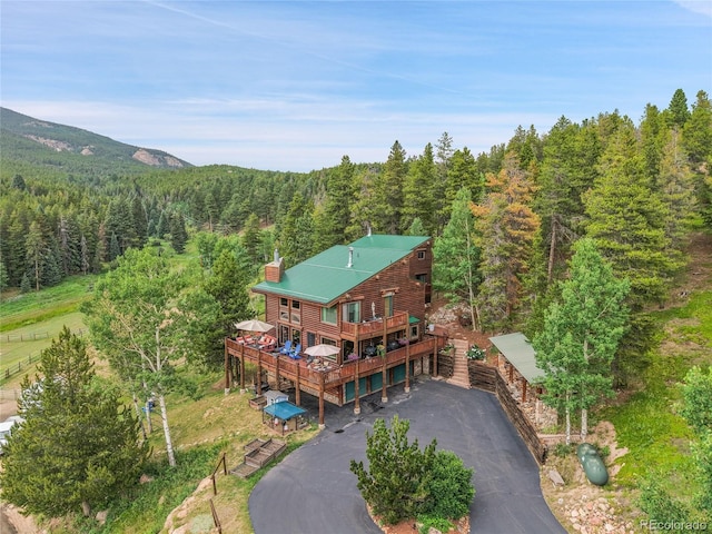 31112 Shadow Mountain Dr, Conifer, CO 80433 - view from above of property featuring a forest
