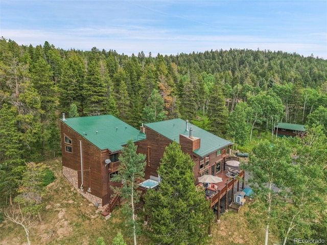 31112 Shadow Mountain Dr, Conifer, CO 80433 - view from above of property featuring a forest