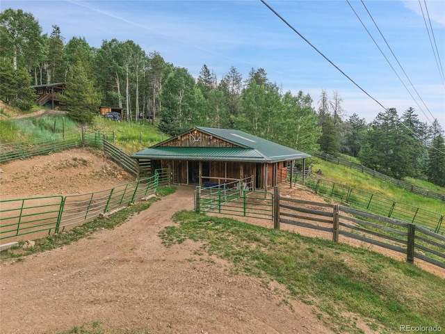 31112 Shadow Mountain Dr, Conifer, CO 80433 - stable with a rural view and a wooded view